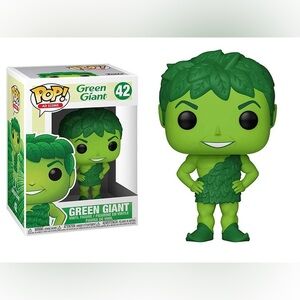 Funko Ad Icons Green Giant Pop Figure with Leafy Design